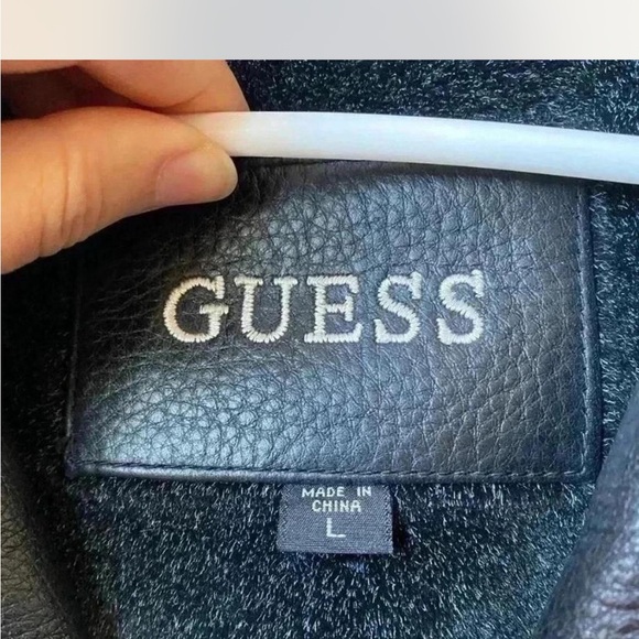 Men's Black Leather Jacket - Picture 4 of 8